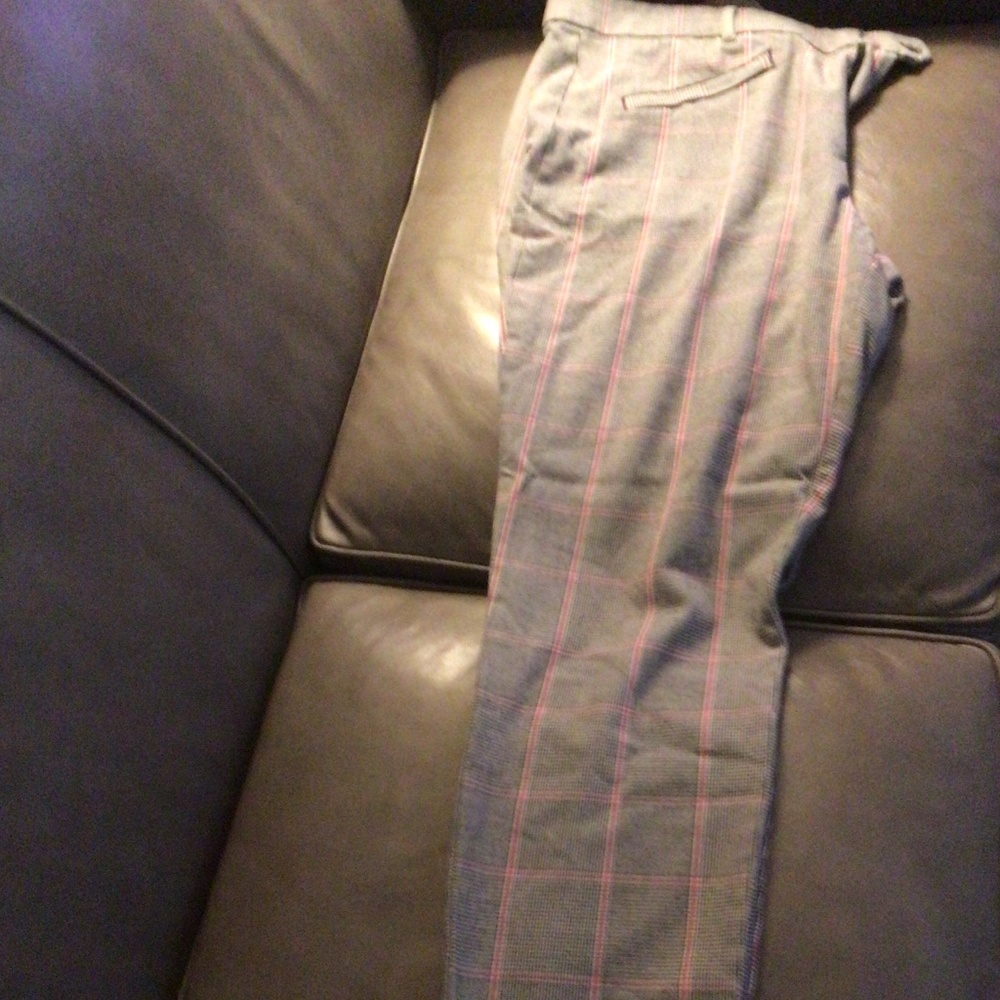 Gap plaid signature skinny dress pants